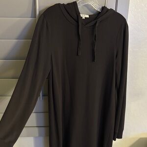 Z Supply Charcoal Hoodie Dress